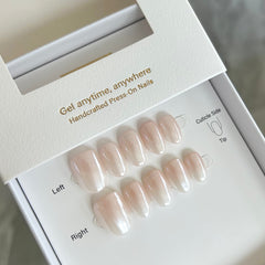 Clean Girl Blush Moonlight Press On Nails