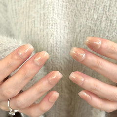 Kinda Shy Press On Nails