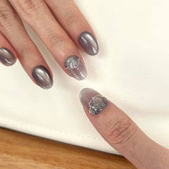 Autumn Mist Purple Press On Nails