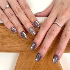 Autumn Mist Purple Press On Nails