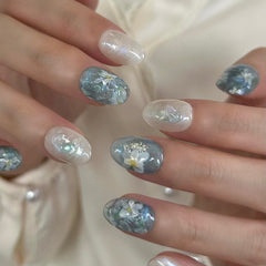 【Water】Water Lily Press On Nails