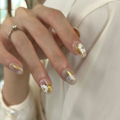 Watercolour Blooms Press On Nails