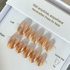 Twilight Pearl Press On Nails