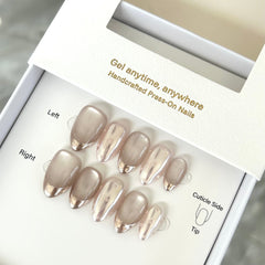 Pearl Pop Press On Nails