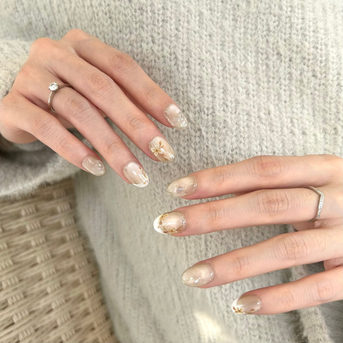La Camélia Press On Nails