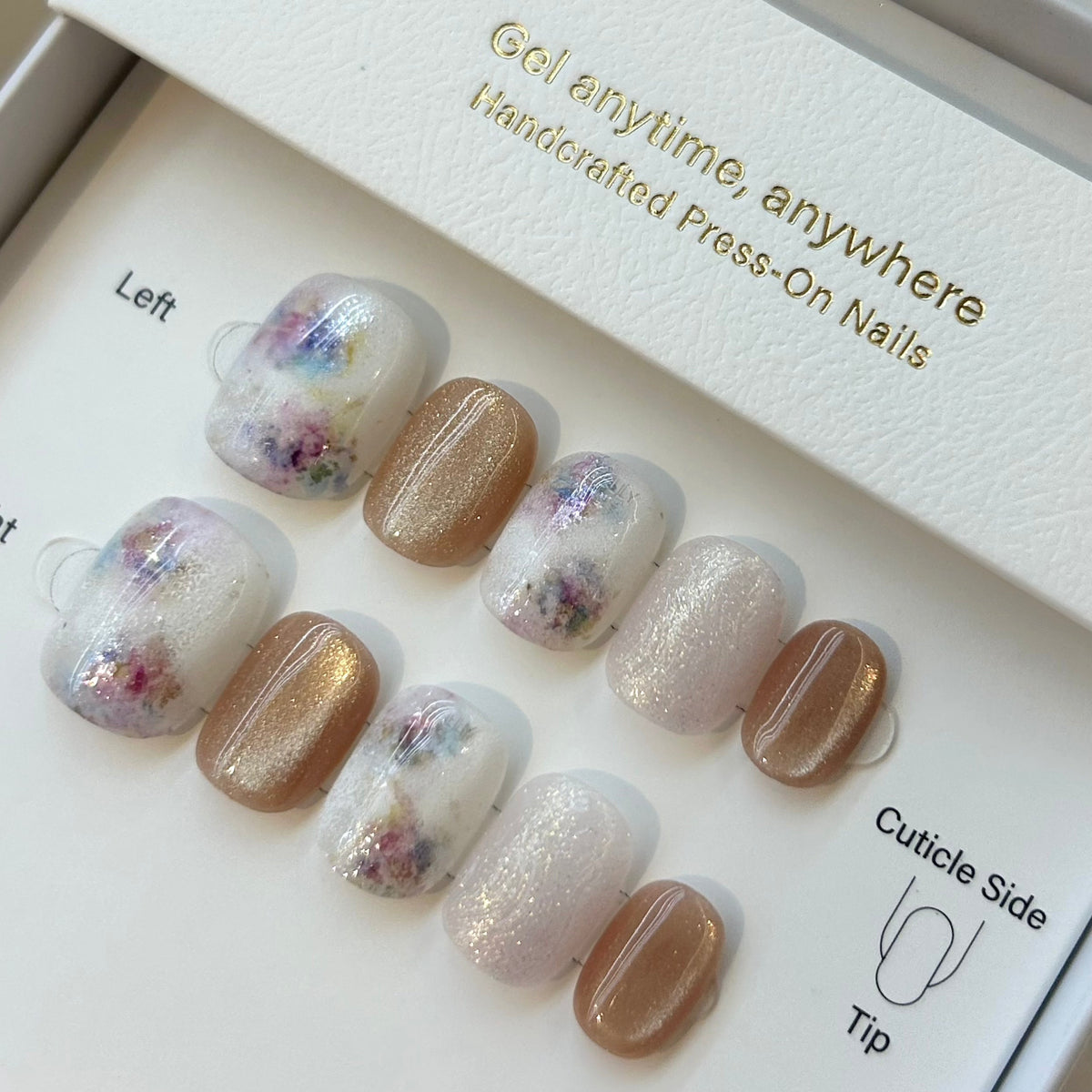 Watercolour Wildflower Press On Nails