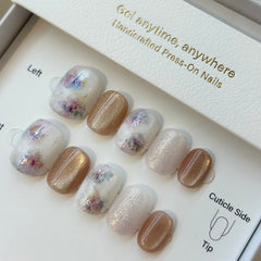 Watercolour Wildflower Press On Nails