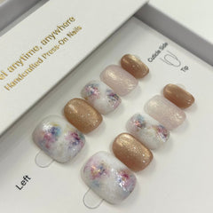 Watercolour Wildflower Press On Nails