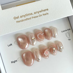 Sweetheart Crush Press On Nails