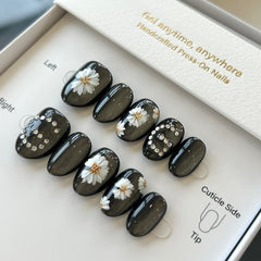 Daisy & Peace Press On Nails