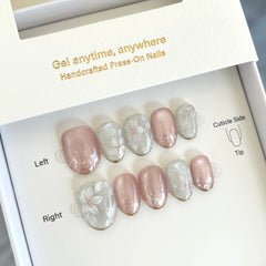 Pure Sakura Press On Nails