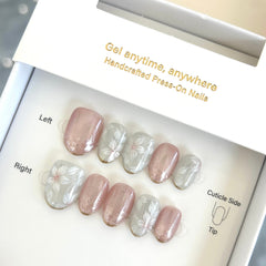 Pure Sakura Press On Nails