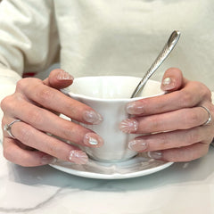 Baroque Pearl, Little Mermaid Press On Nails