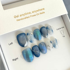 The Blue Danube Press On Nails
