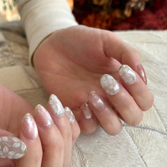 Pure Sakura Press On Nails