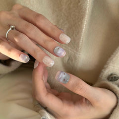 The Galactic Ombre Press On Nails