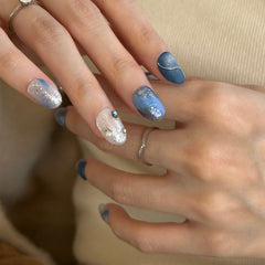 The Blue Danube Press On Nails