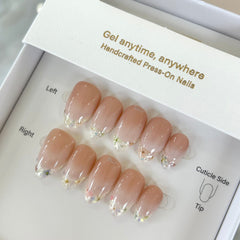 Floral Sunset Press On Nails