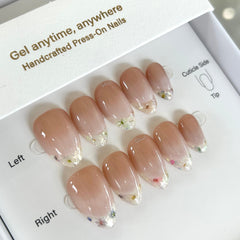 Floral Sunset Press On Nails