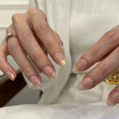 Clean Girl Mirror Frenchie Press On Nails
