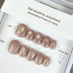 Juicy Citrus Crystal Press On Nails