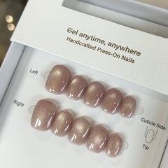 Juicy Citrus Crystal Press On Nails