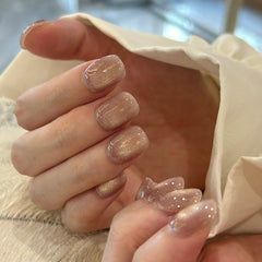 Juicy Citrus Crystal Press On Nails