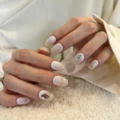 Water Wave Gradient, Shiny Magic Mirror Press On Nails