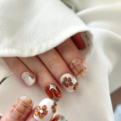 Maillard Autumn Paradise Press On Nails