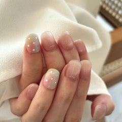 Fresh Rainbow Candy Press On Nails