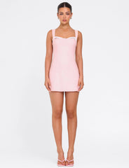 COLSON MINI DRESS - PINK : BABY PINK