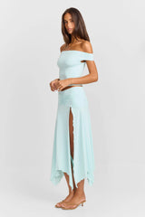 Chloe Midi Skirt Blue
