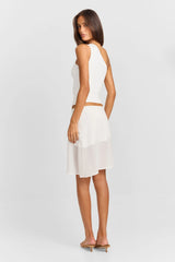 Bianca Midi Skirt White