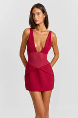 Juno Mini Dress Red