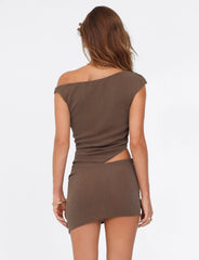 COBI MINI DRESS 2.0 - BROWN