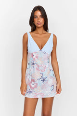 Atlas Mini Dress Blue