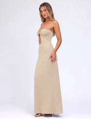 CECILY MAXI DRESS - GOLD